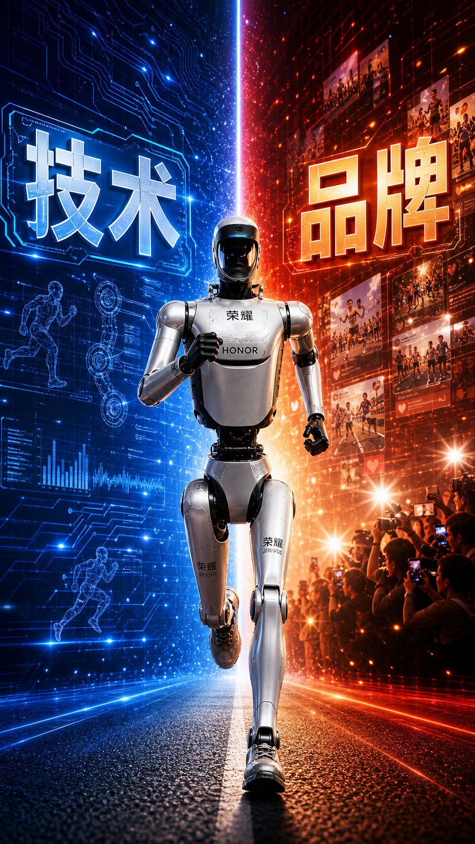 技术与品牌的机器人对照图